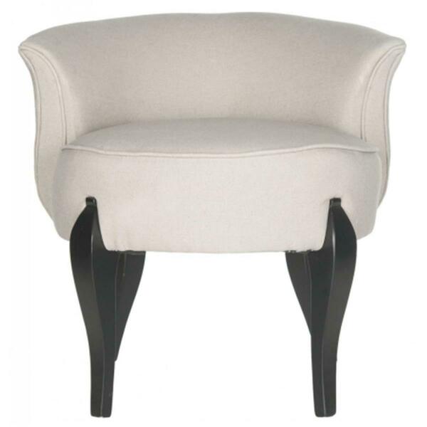 Safavieh Mora Vanity Accent Chair, Taupe - 22.4 x 24.8 x 23.4 in. MCR4692A